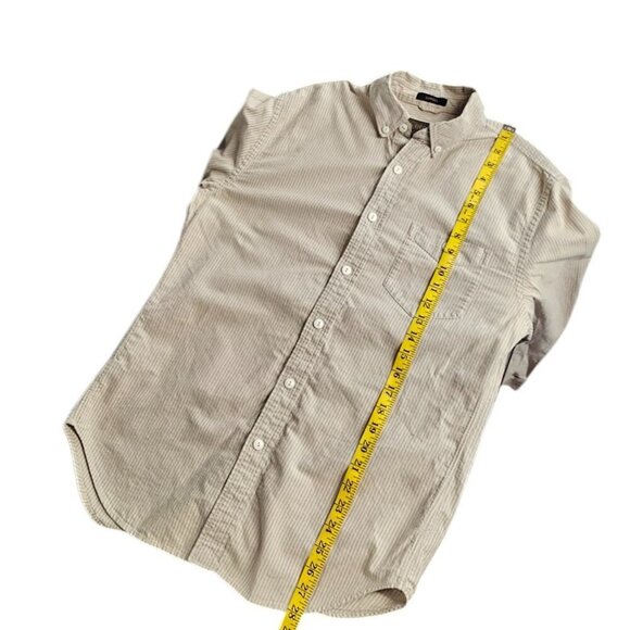 Pendleton Mens Lowell Button Down Shirt, Striped, Cotton, Size Medium - Picture 3 of 7